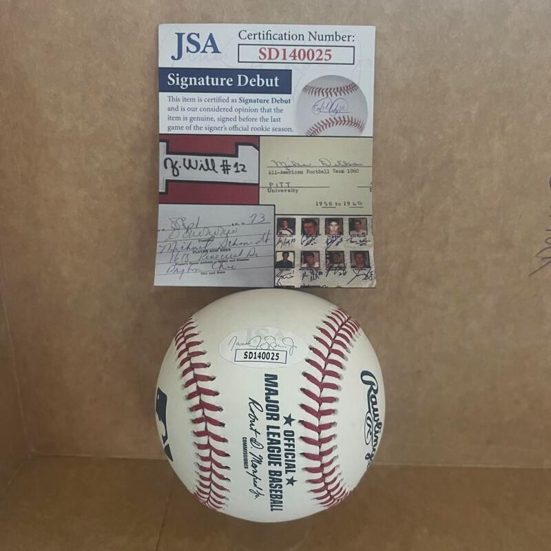 WES KATH WHITE SOX SIGNED AUTOGRAPHED M.L. BASEBALL JSA SD140025