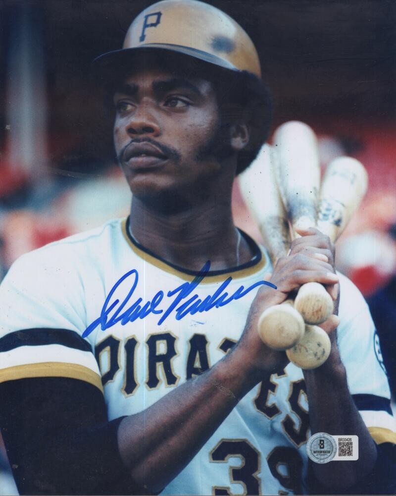 DAVE PARKRER PIRATES SIGNED AUTOGRAPHED 8X10 PHOTO BECKETT BR33435