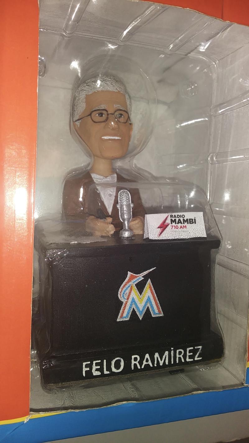 FELO RAMIREZ TALKING BOBBLEHEAD STADIUM GIVEAWAY MARLINS RARE