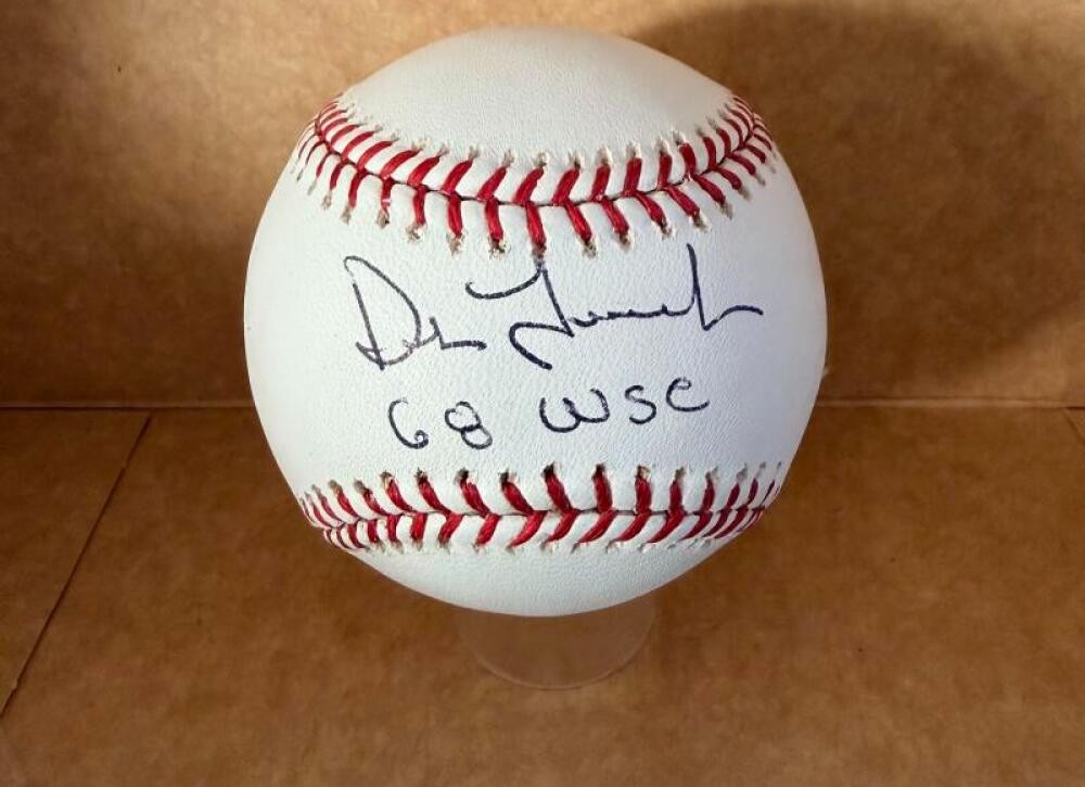 DICK TRACEWSKI DETROIT TIGERS 68 WSC SIGNED AUTO M.L. BASEBALL BECKETT AUTH