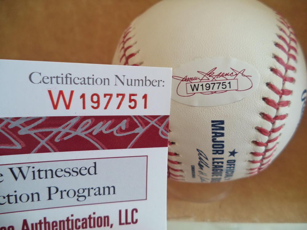 IVAN NOVA - CAINE PITTSBURGH PIRATES SIGNED AUTOGRAPH M.L. BASEBALL JSA W197751
