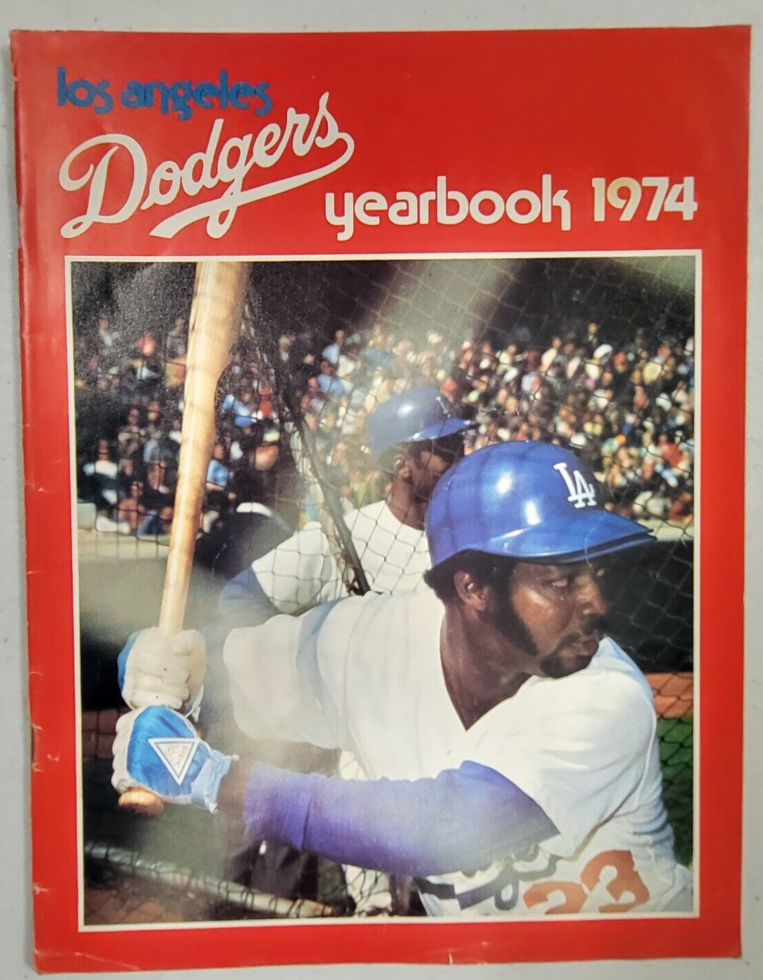 VINTAGE MLB BASEBALL LOS ANGELES DODGERS 1974 YEARBOOK PROGRAM RARE