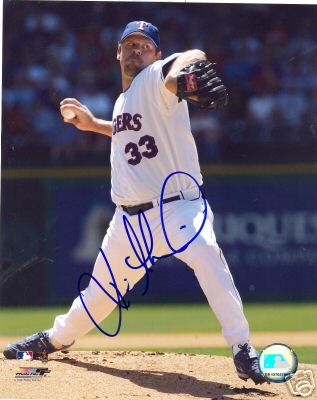 KEVIN  MILLWOOD  TEXAS  RANGERS    SIGNED 8X10 PHOTO