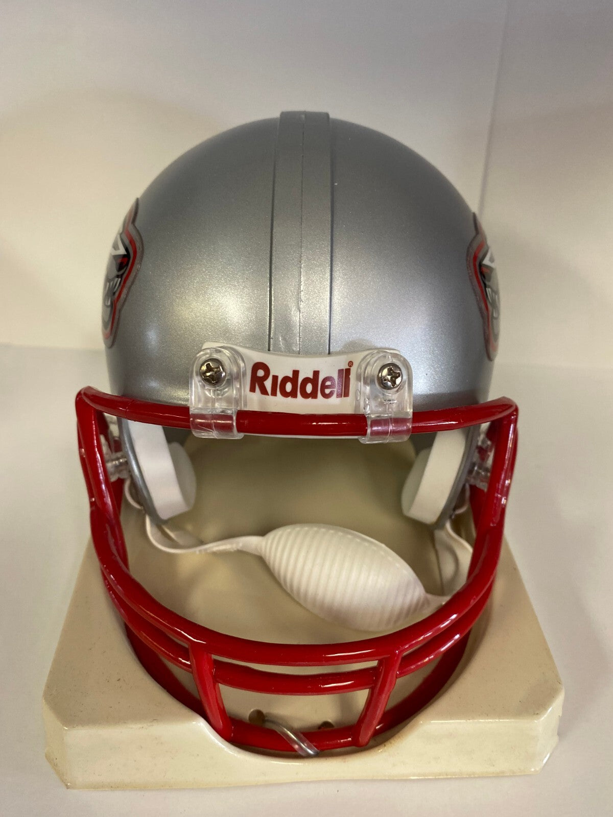 NCAA FOOTBALL NEW MEXICO TEAM LOGO MINI HELMET UNSIGNED