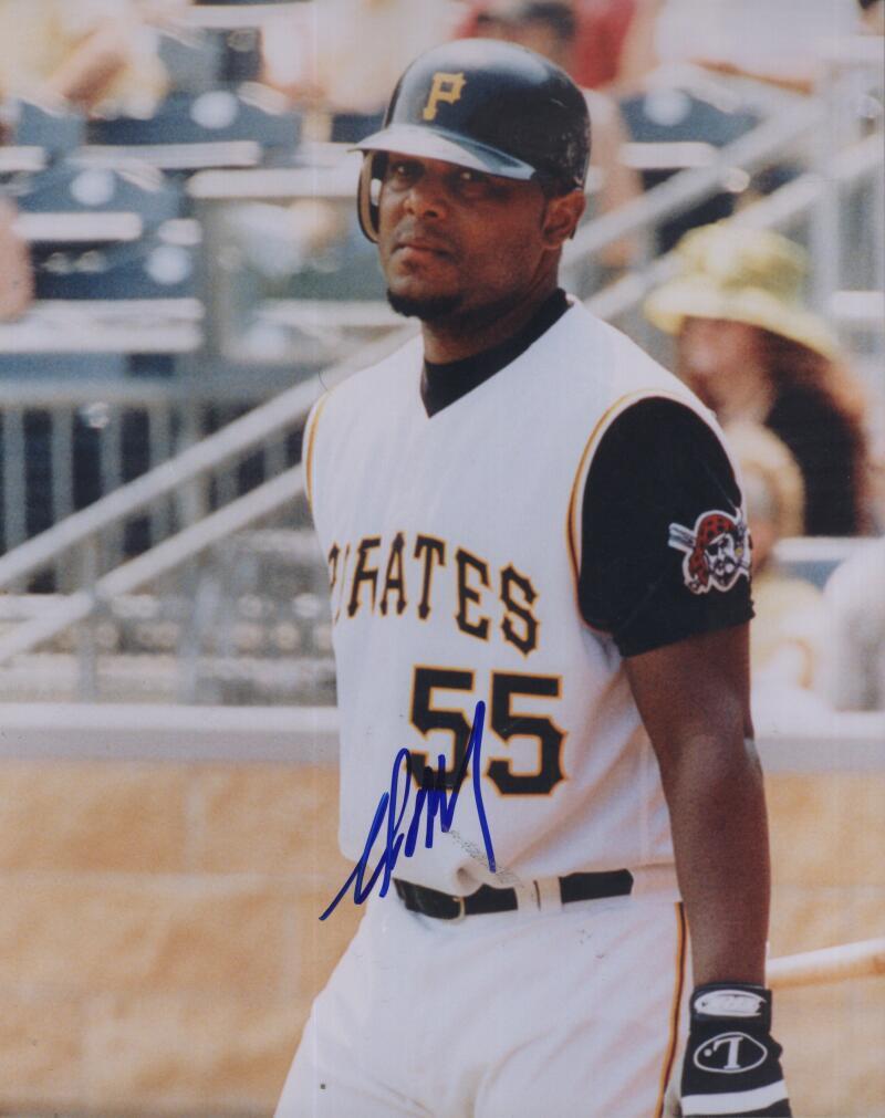 CARLOS RIVERA PIRATES SIGNED AUTOGRAPHED 8X10 PHOTO W/ COA