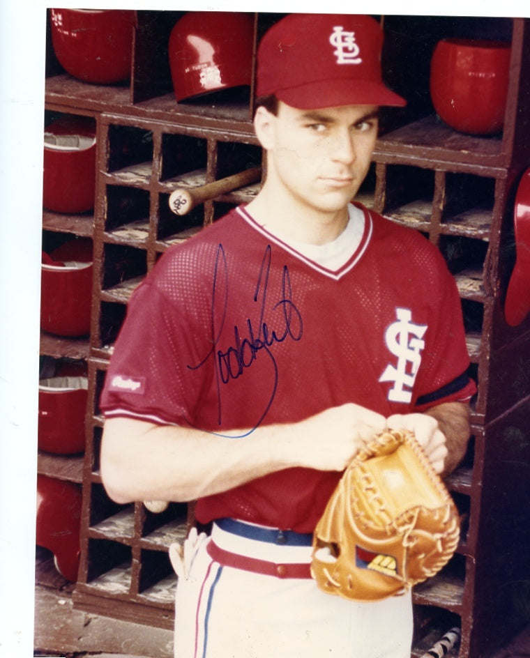 TODD ZEILE     ST LOUIS CARDINALS   SIGNED AUTOGRAPHED 8X10 PHOTO   COA  