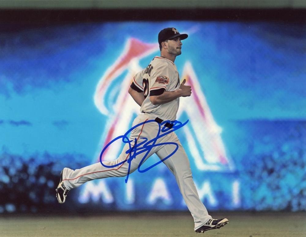 JUSTIN RUGGIANO MIAMI MARLINS SIGNED AUTOGRAPHED OF 8X10 PHOTO W/COA 