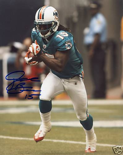 DAVONE BESS  MIAMI DOLPHINS  SIGNED 8X10