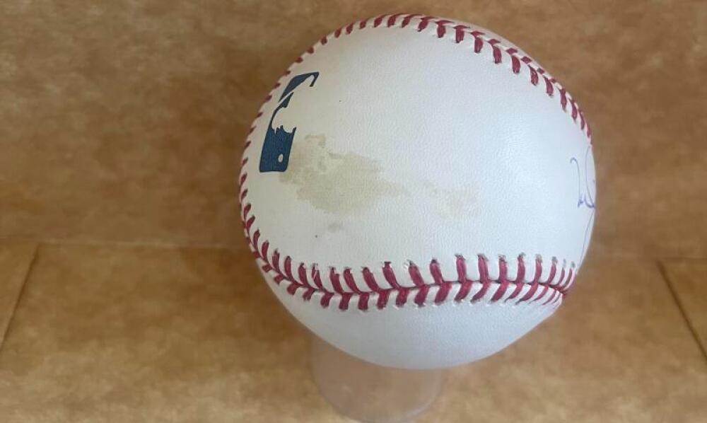 MARK MCGUIRE CARDINALS/A'S  SIGNED AUTOGRAPHED M.L. BASEBALL BECKETT AUTH