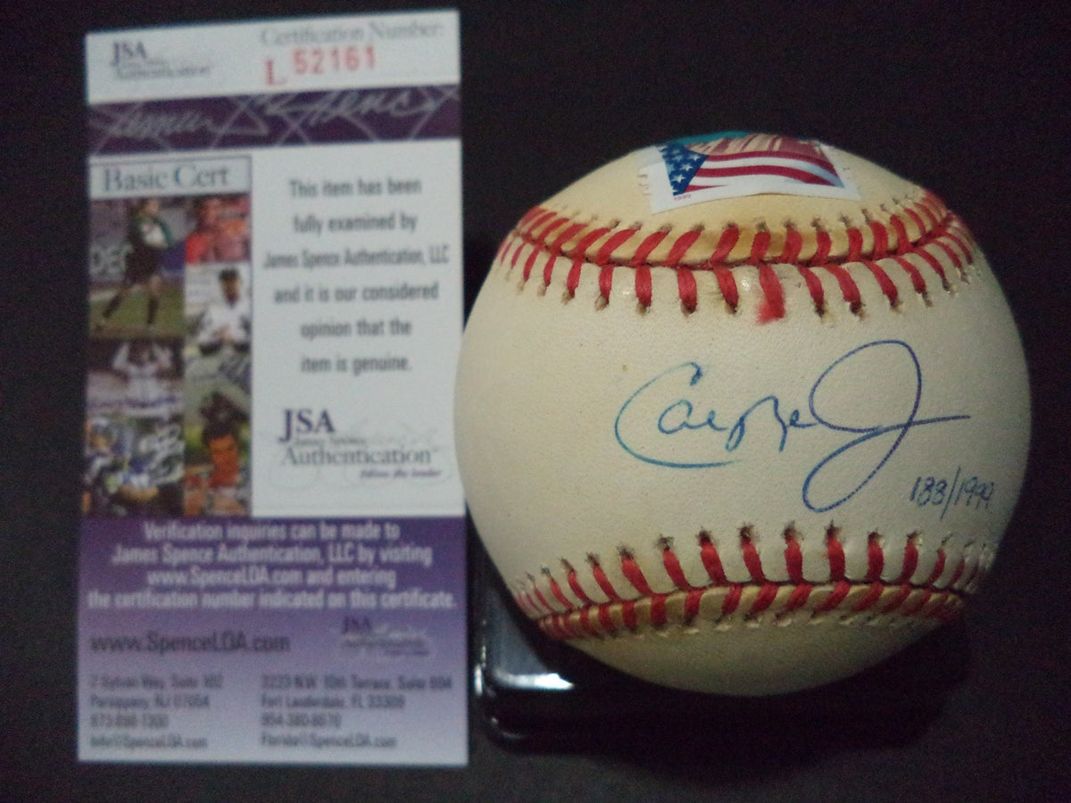CAL RIPKEN JR SIGNED AUTOGRAPHED US STAMP A.L. BASEBALL 188/1999 JSA COA #L52161