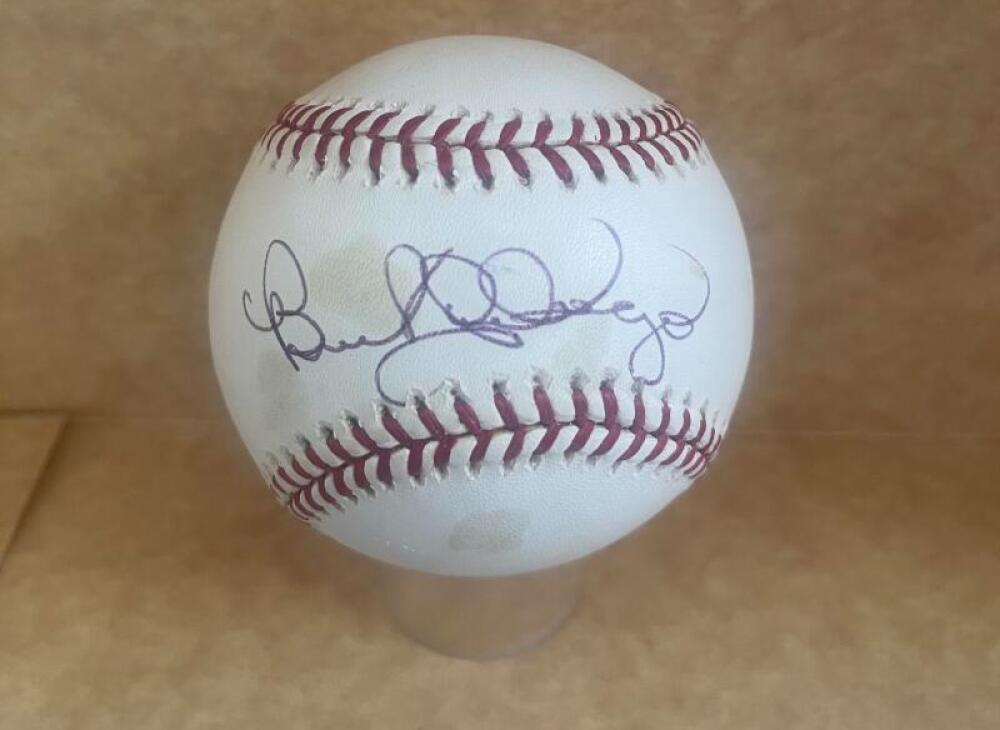 BENITO SANTIAGO REDS/PIRATES SIGNED AUTO M.L. BASEBALL BAS AUTHENTICATED