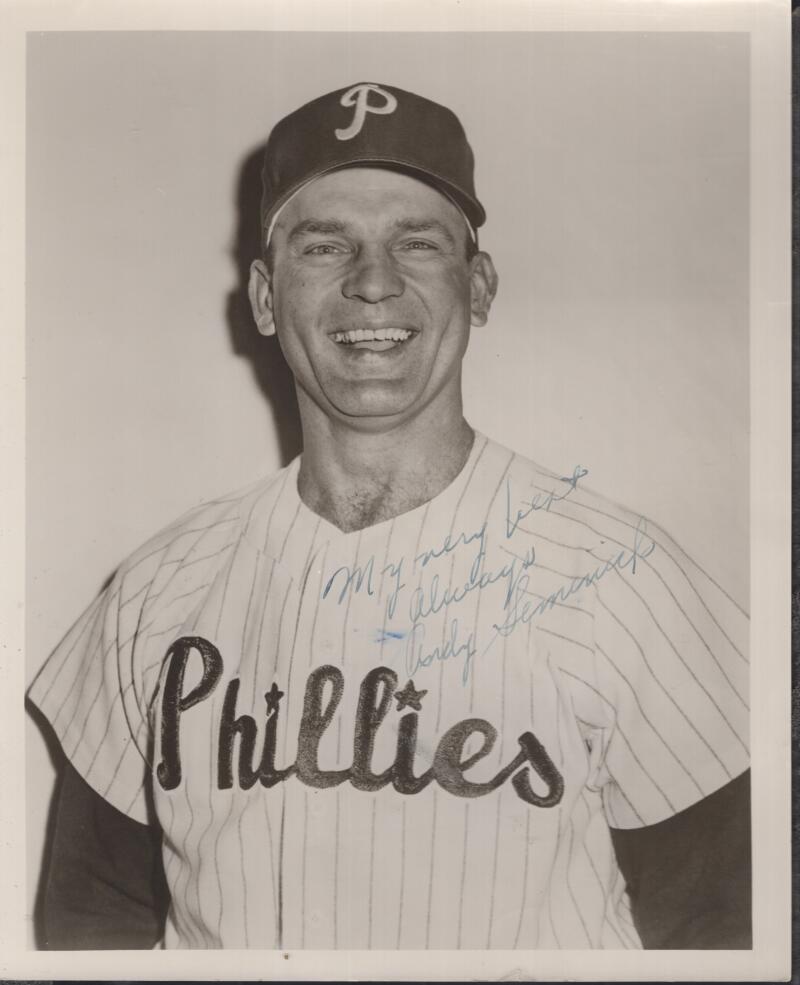 ANDY SEMINICK  PHILLIES PERSONALIZED RARE SIGNED AUTOGRAPHED 8X10 PHOTO W/ COA