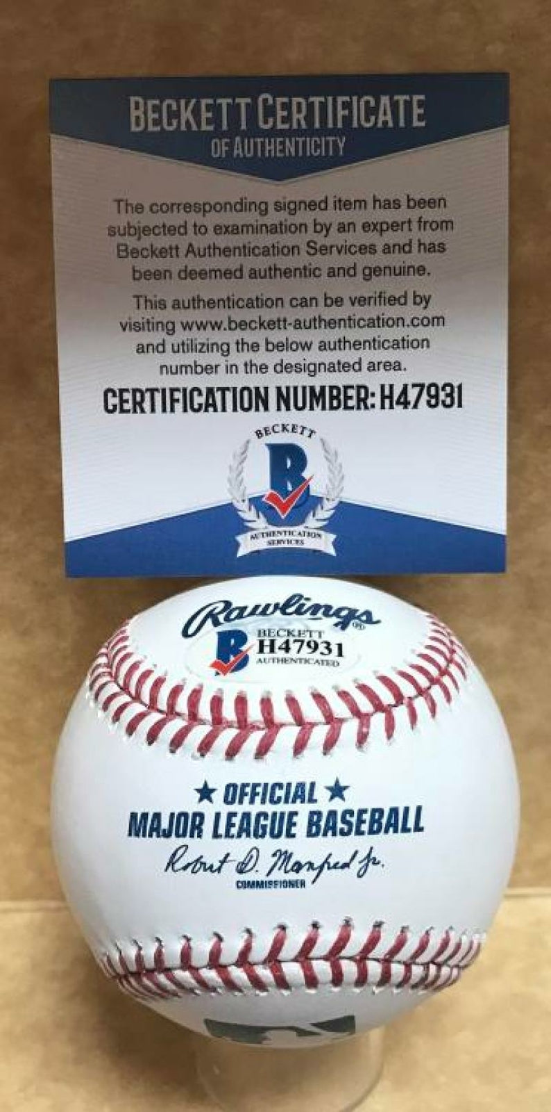 JOSE PERAZA CINCINNATI REDS SIGNED AUTOGRAPHED M.L. BASEBALL BECKETT H47931