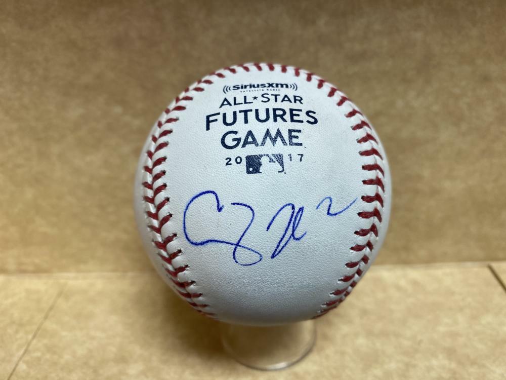 COREY RAY BREWERS SIGNED 2017 FUTURES GAME BASEBALL W/ COA
