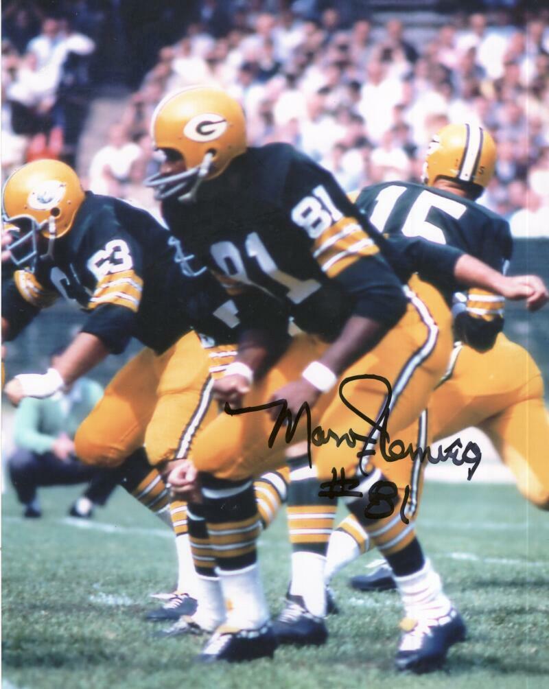MARV FLEMING GREEN BAY PACKERS  SIGNED AUTOGRAPHED 8X10 PHOTO W/ COA