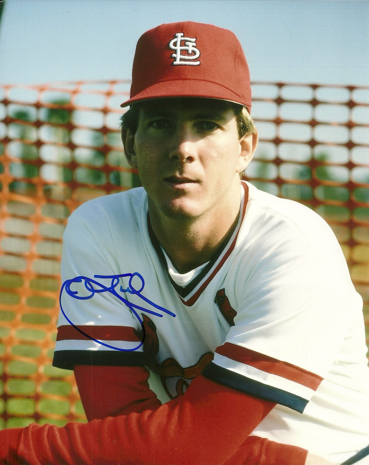 JOHN TUDOR ST. LOUIS CARDINALS SIGNED AUTO 8x10 PHOTO W/COA