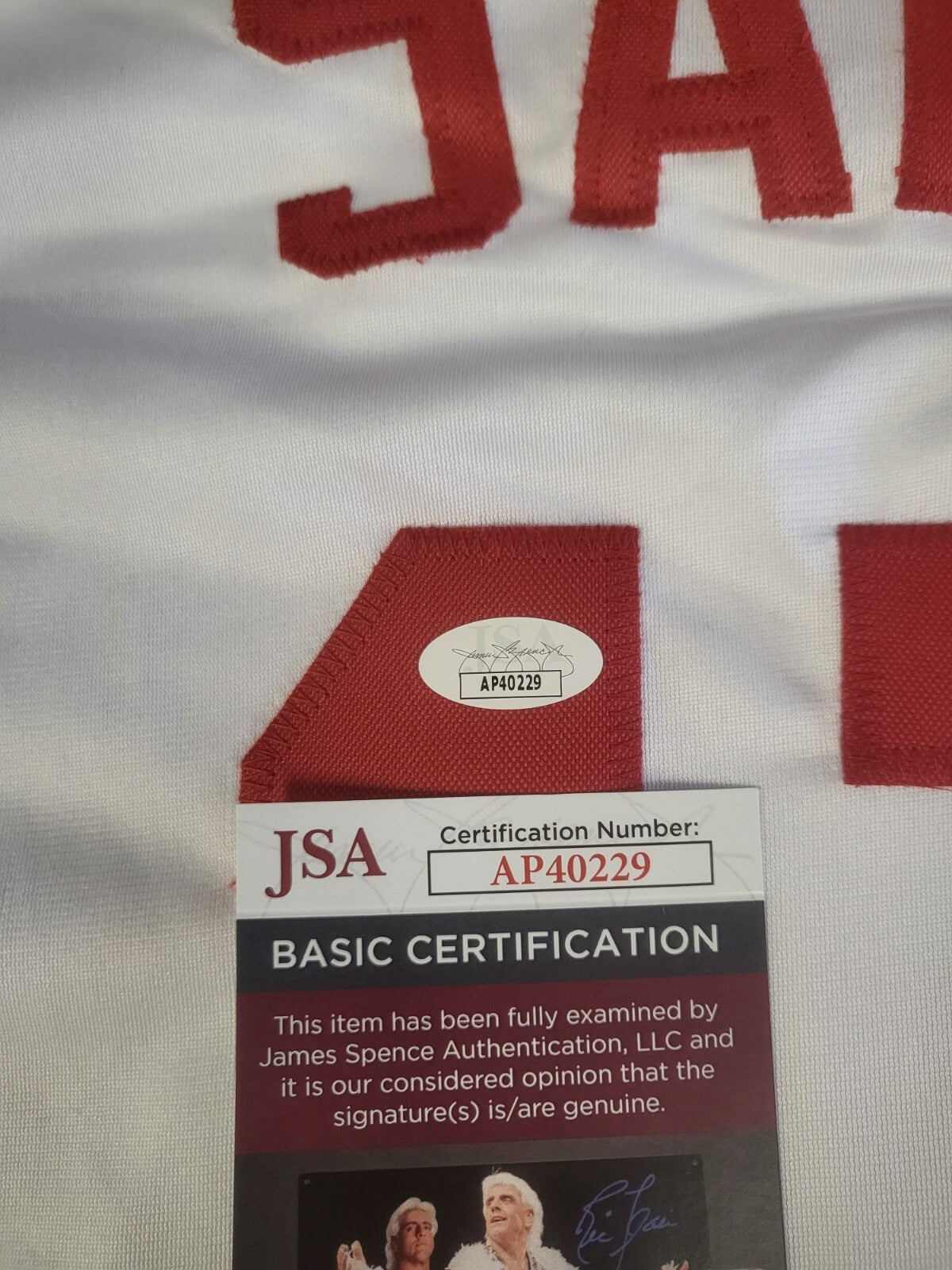CHRIS SABO #17 CINCINNATI REDS 88 NL ROY AUTO SIGNED CUSTOM JERSEY XL JSA COA