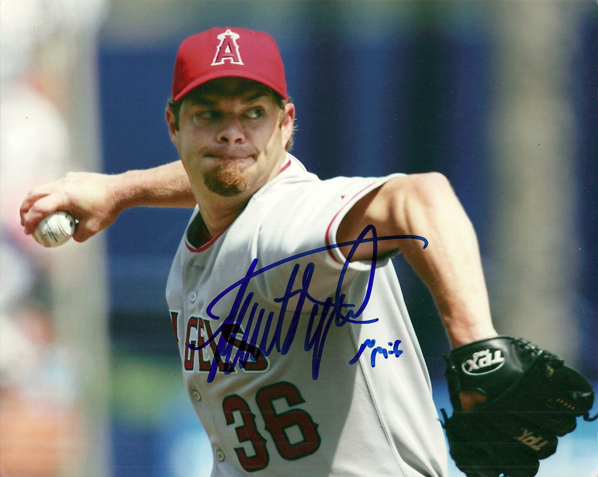 PAUL BYRD ANAHEIM ANGELS SIGNED AUTO 8x10 PHOTO W/COA