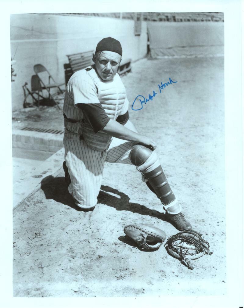 RALPH HOUK NEW YORK YANKEES   SIGNED AUTOGRAPHED 8X10 PHOTO W/ COA