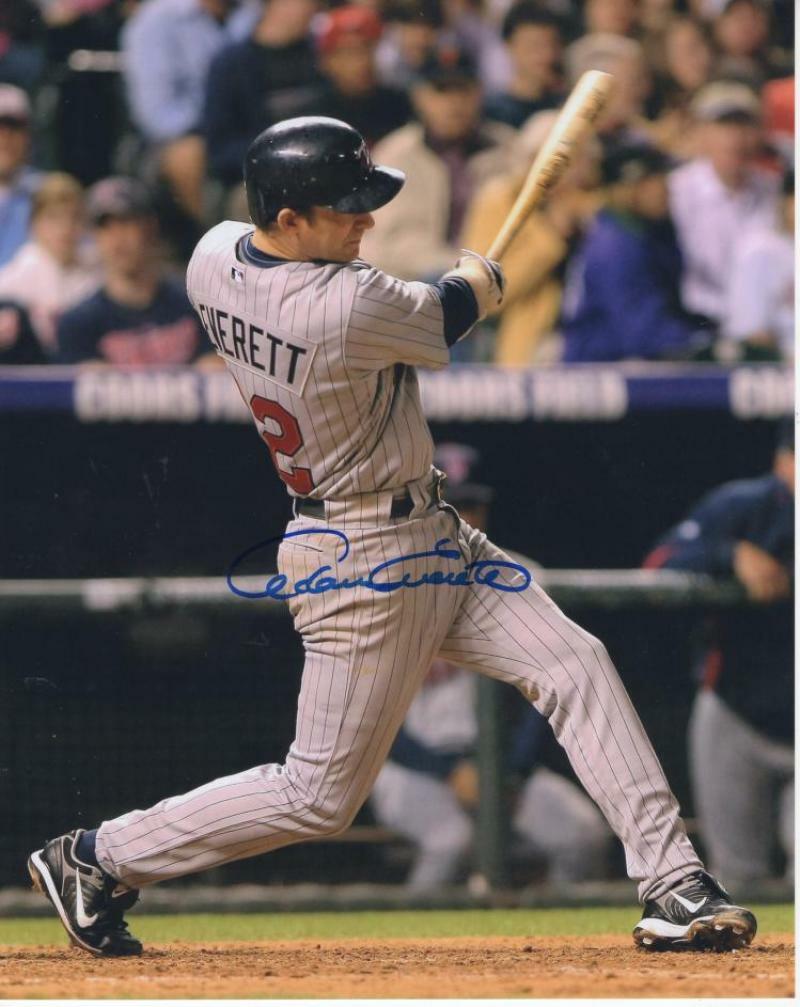 ADAM EVERETT MINNESOTA TWINS SIGNED AUTOGRAPHED 8X10 W/ COA
