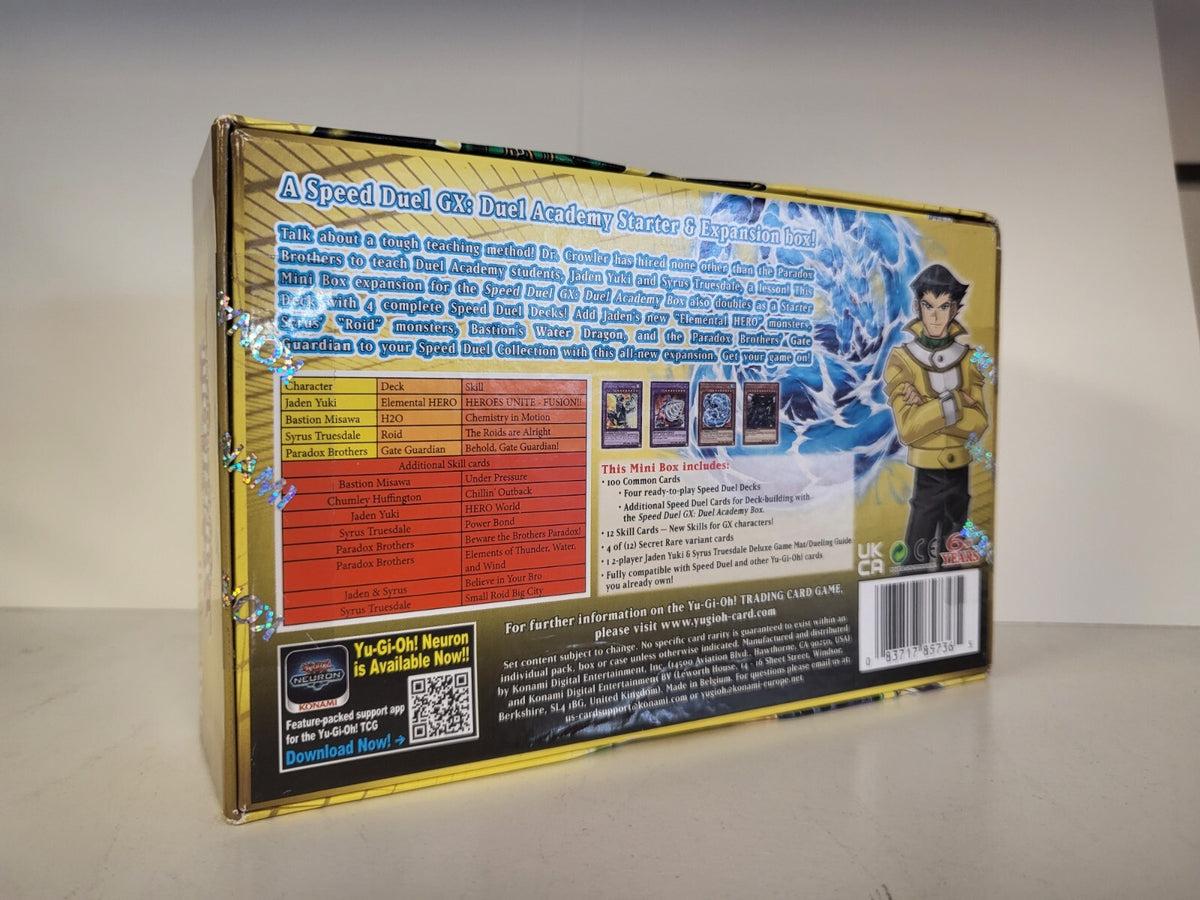 2020 YUGIOH SPEED DUEL MIDTERM PARADOX STARTER & EXPANSION BOX SEALED