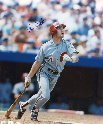 LENNY  DYKSTRA  PHILADELPHIA  PHILLIES   SIGNED 8X10