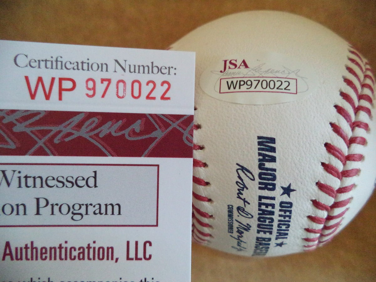 FRANCISCO MEJIA RAYS  SIGNED AUTO M.L. BASEBALL JSA WP970022