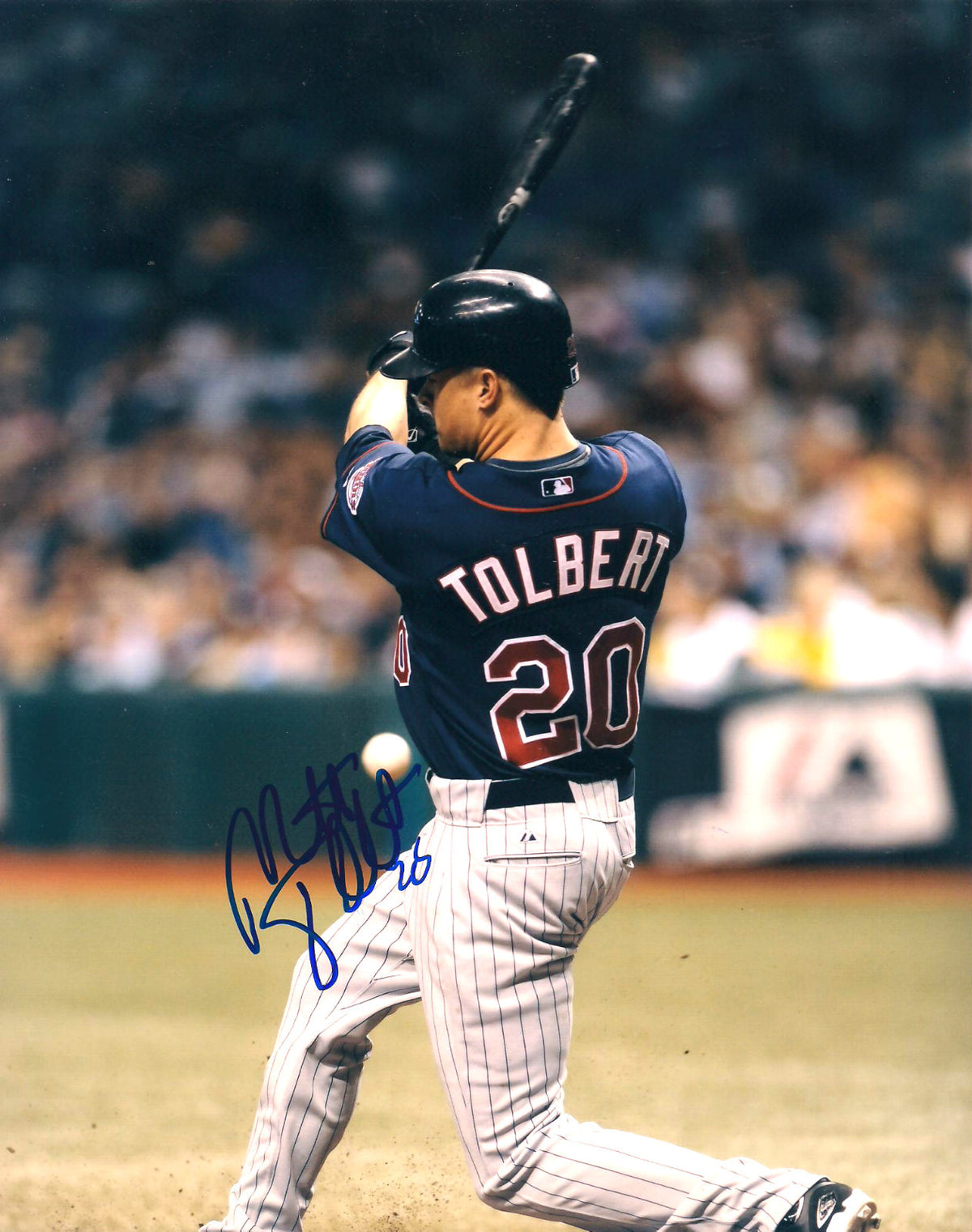 MATT TOLBERT MINNESOTA TWINS SIGNED AUTOGRAPHED 8X10 PHOTO W/COA