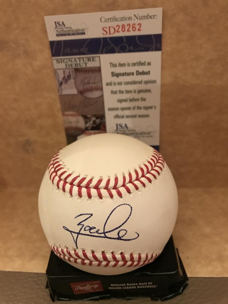 ZACK COLLINS  CHICAGO WHITE SOX  SIGNED AUTOGRAPHED M.L. BASEBALL JSA SD28262