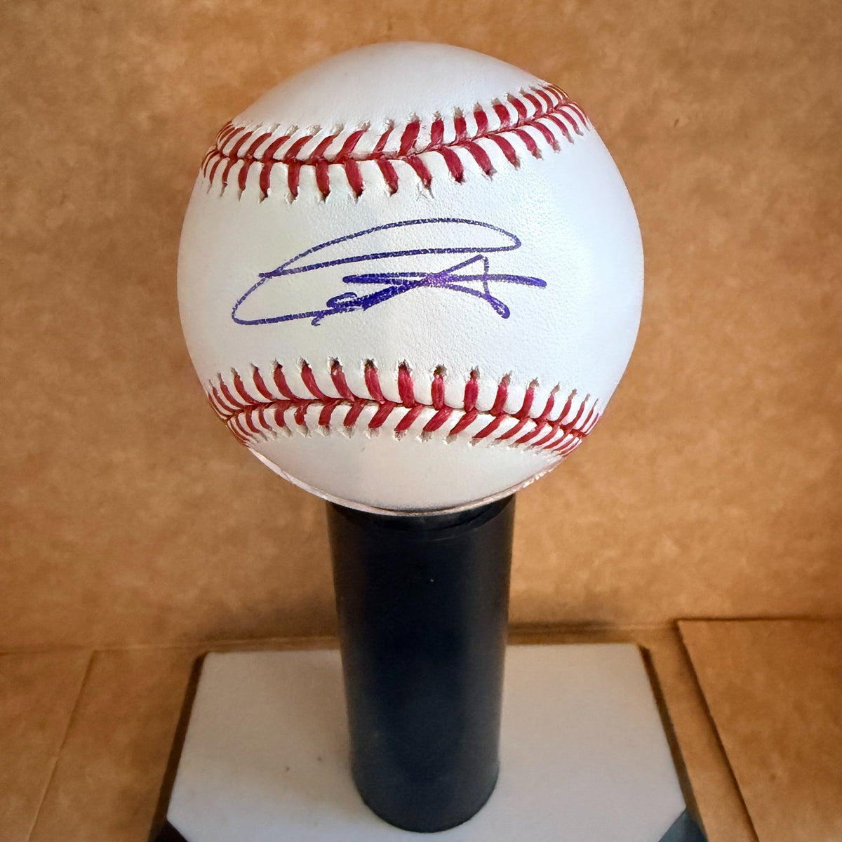 CARSON WILLIAMS TAMPA BAY RAYS  AUTOGRAPHED M.L. BASEBALL BECKETT AUTH