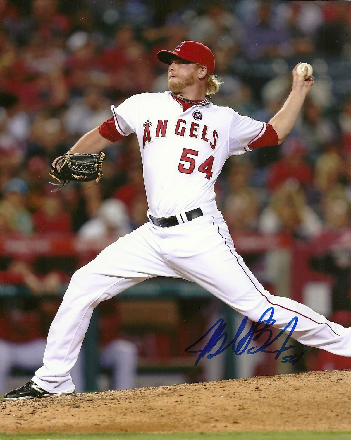 BUDDY BOSHERS ANAHEIM ANGELS SIGNED AUTOGRAPHED 8x10 PHOTO W/COA