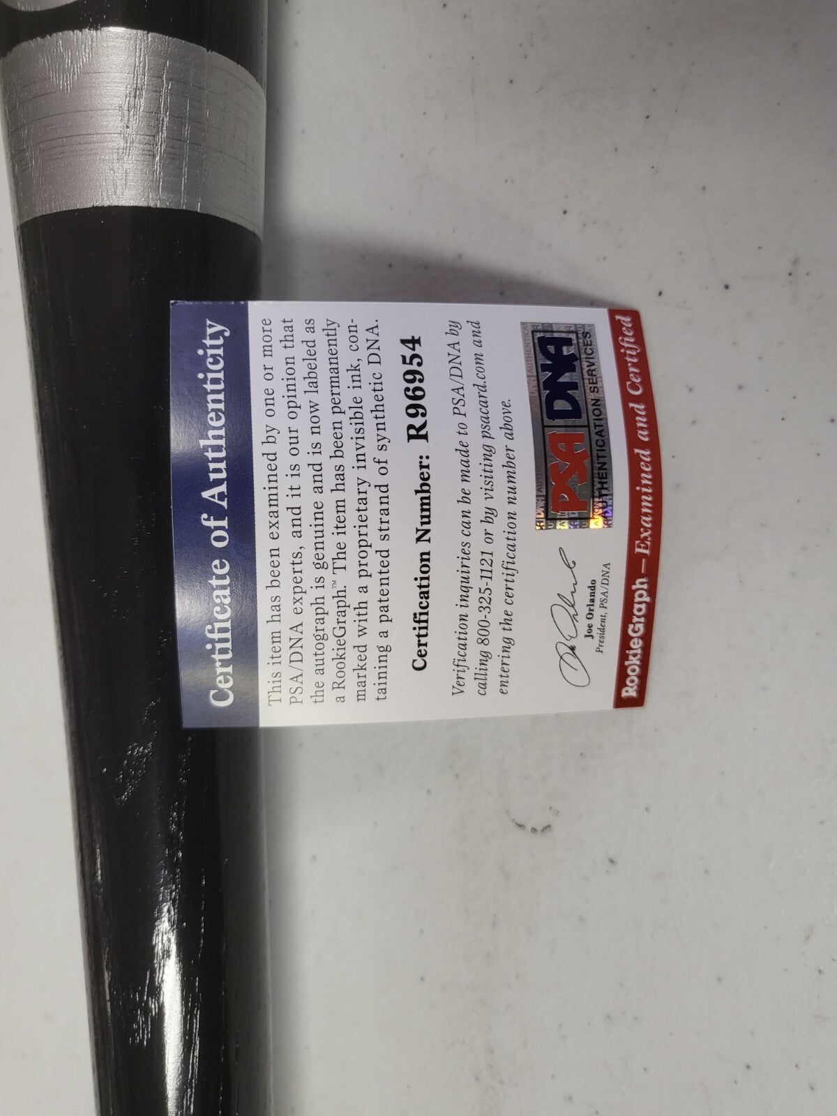 JORGE MATEO BALTIMORE ORIOLES SIGNED AUTOGRAPH PINK BIG STICK BASEBALL BAT PSA