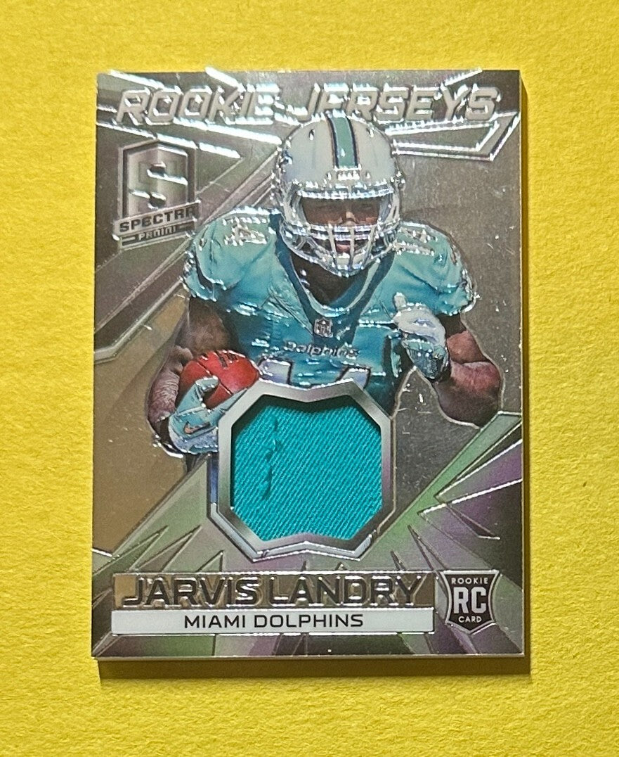 2014 PANINI SPECTRA JARVIS LANDRY ROOKIE PATCH /199 #RJ-JL DOLPHINS