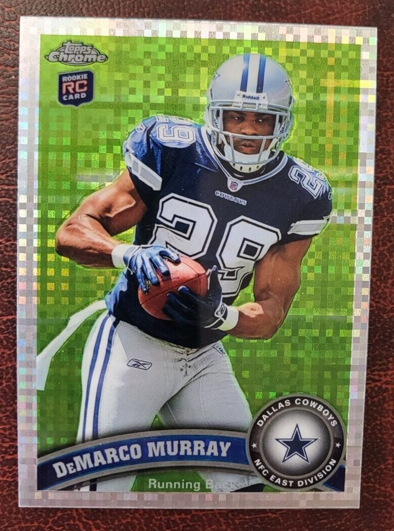2011 TOPPS CHROME DEMARO MURRAY COWBOYS XFRACTOR REFRACTOR ROOKIE RC CARD