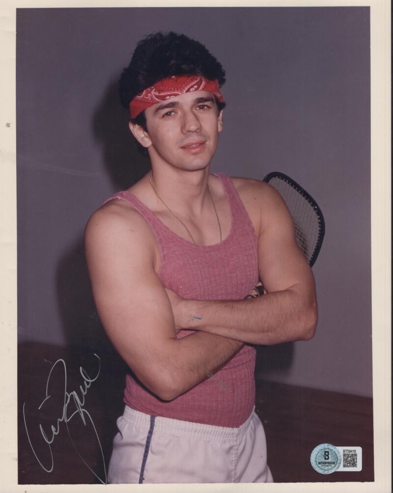 ADRIAN ZMED T.J. HOOKER SIGNED AUTOGRAPHED 8X10 PHOTO BECKETT AUTH