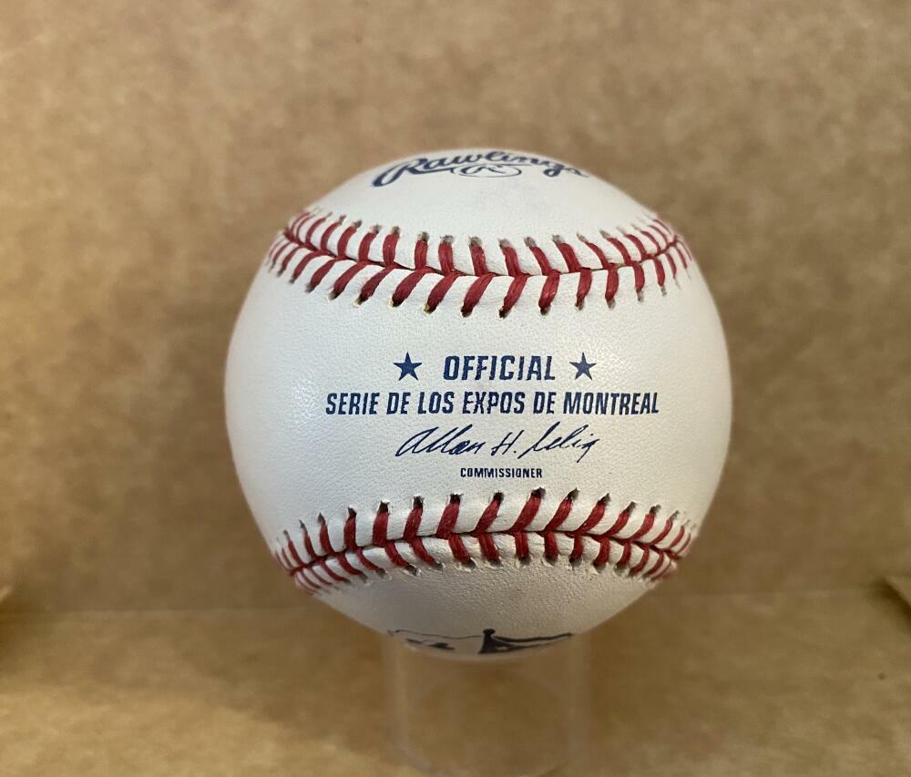 BILL CASTRO YANKEES/BREWERS SIGNED AUTOGRAPHED M.L. BASEBALL W/ COA