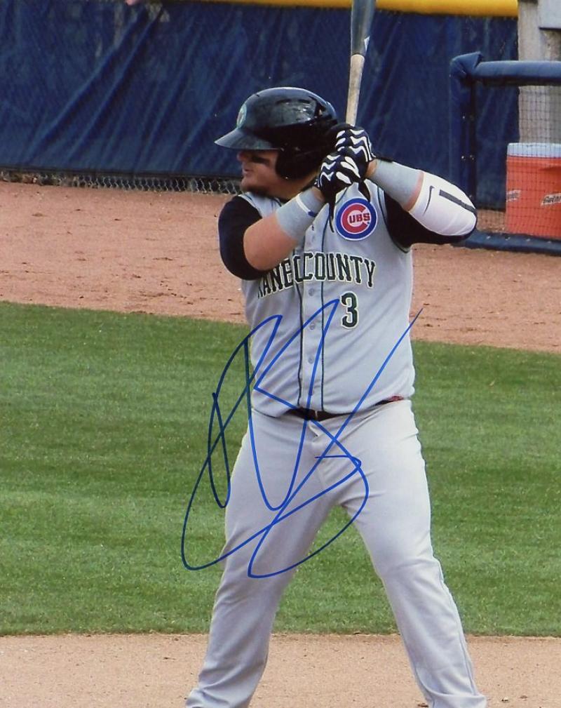 DAN VOGELBACH KANE COUNTY CUBS/MARINERS SIGNED 8X10 PHOTO W/COA