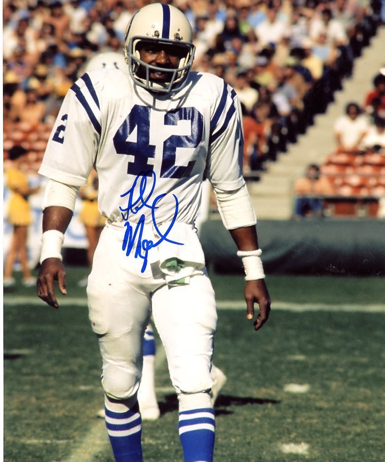 LLOYD MUMPHORD BALTIMORE COLTS SIGNED AUTOGRAPHED 8X10 PHOTO W/COA