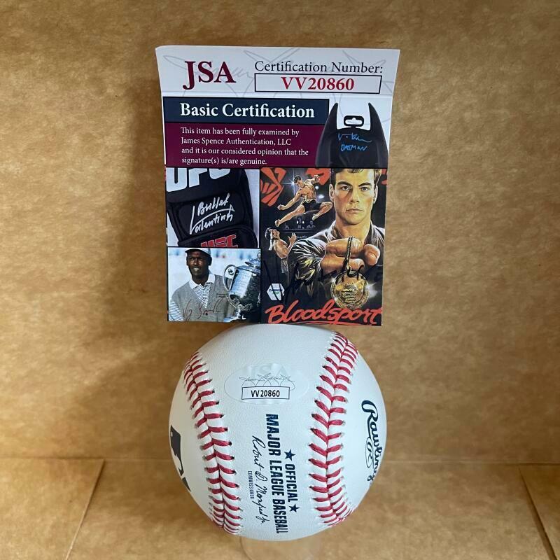 PAT JARVIS 66-72 BRAVES SIGNED AUTO M.L. BASEBALL JSA VV20860