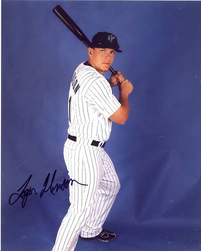 LOGAN MORRISON FLORIDA MARLINS SIGNED 8X10 PHOTO W/COA