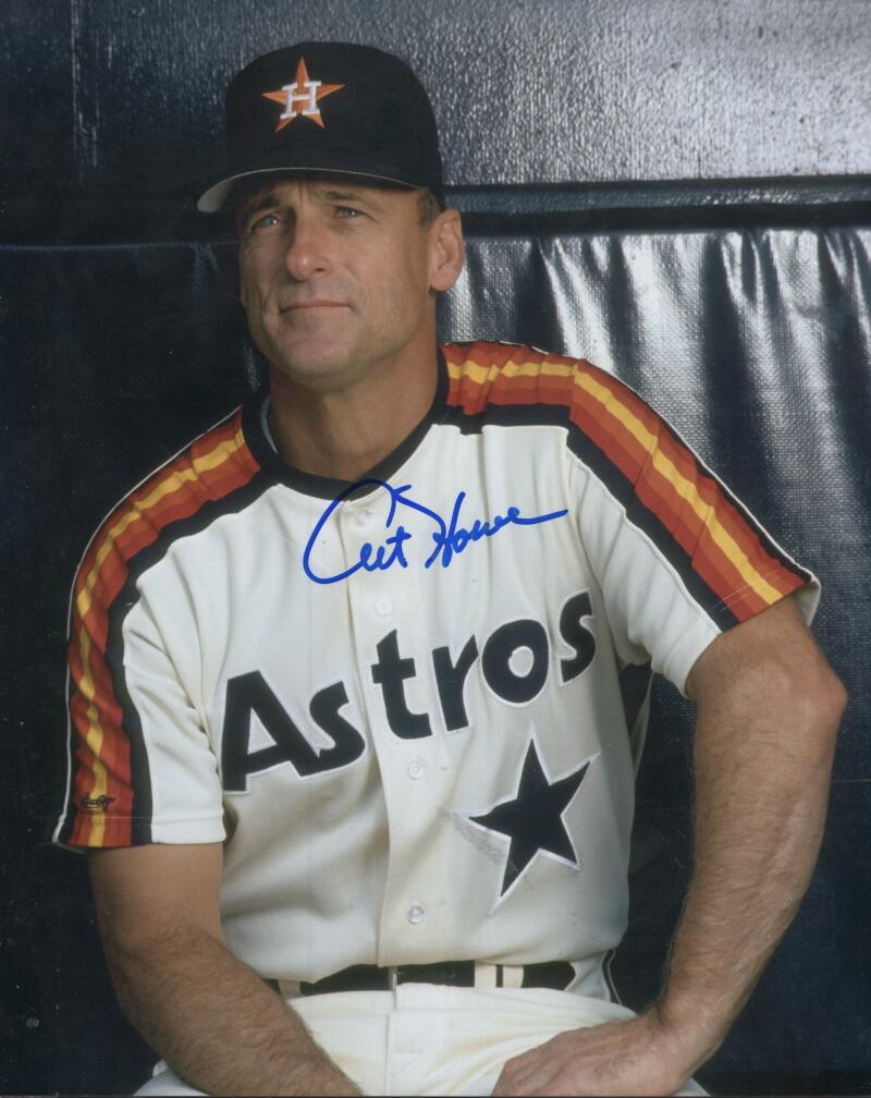 ART HOWE   HOUSTON ASTROS  SIGNED AUTOGRAPHED 8X10 PHOTO W/ COA