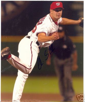 CHRIS SCHRODER WASHINGTON NATIONALS SIGNED 8X10 PHOTO