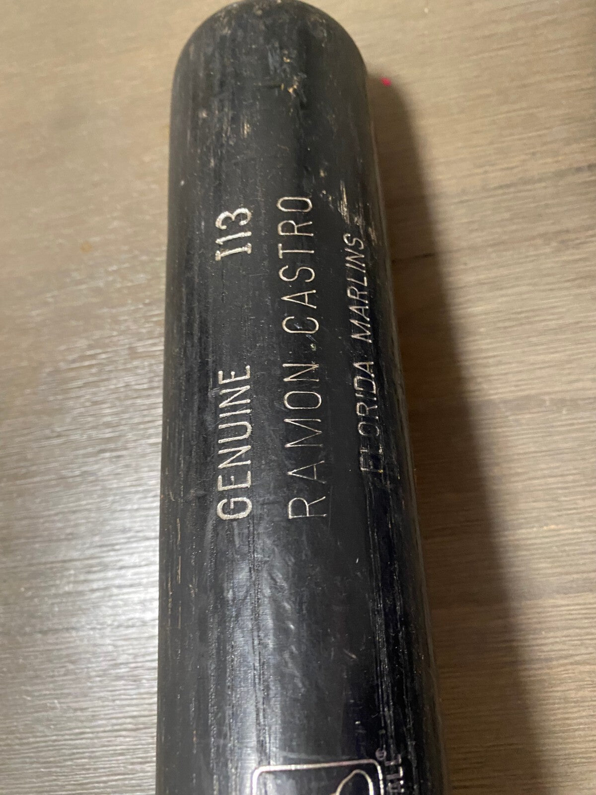 RAMON CASTRO FLORIDA MARLINS GAME USED CRACKED LV SLUGGER BAT RARE L@@K