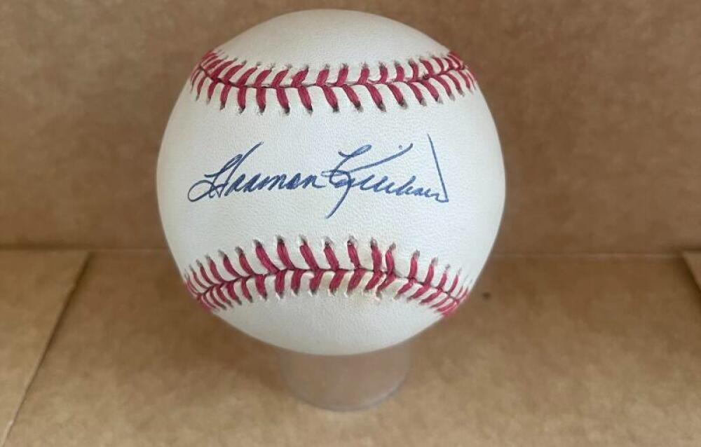 HARMON KILLEBREW TWINS SIGNED AUTOGRAPHED A.L. BASEBALL BECKETT AUTH