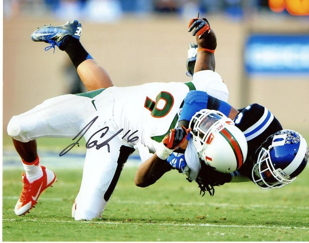 JEREMY CASH DUKE BLUE DEVILS SIGNED AUTOGRAPHED ACTION 8X10 PHOTO W/COA 