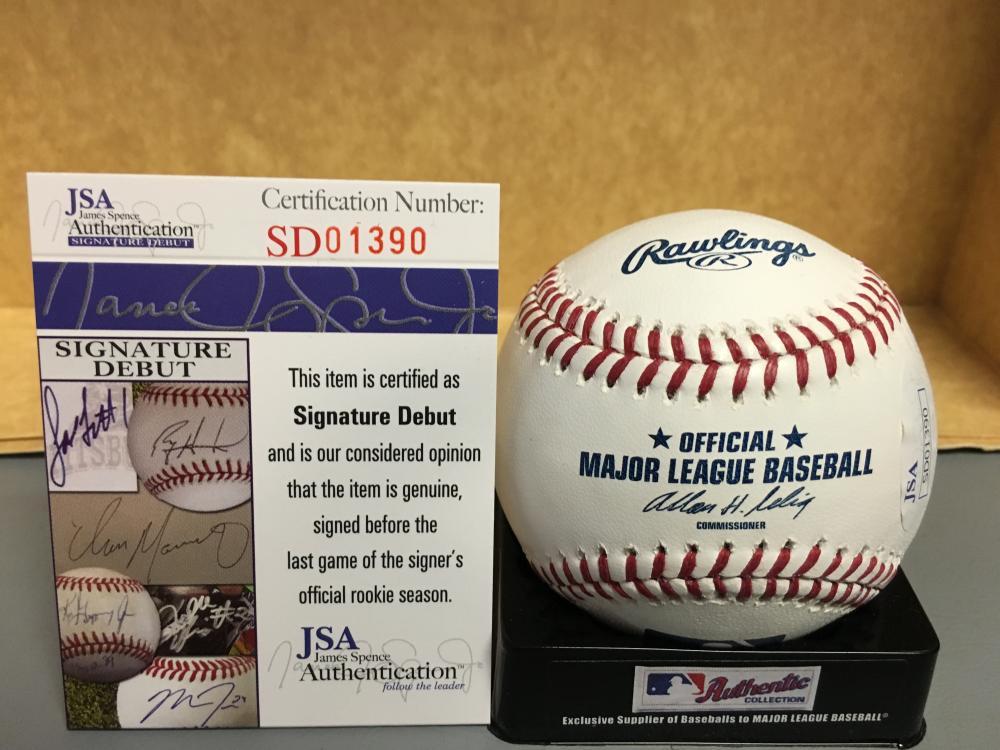 STEVEN STEVE MATZ NEW YORK METS 50TH SIGNATURE DEBUT M.L. SIGNED BASEBALL JSA SD