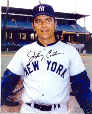 JOHNNY CALLISON DECEASED NEW YORK YANKEES SIGNED 8X10