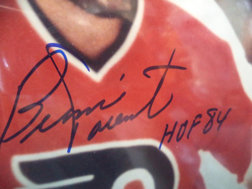 BERNIE PARENT HOF 1984 PHILADELPHIA FLYERS SIGNED AUTOGRAPH 16X20 JSA G37225