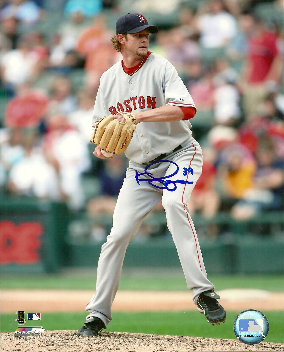 KYLE SNIDER BOSTON RED SOX SIGNED AUTOGRAPHED 8x10 PHOTO W/COA