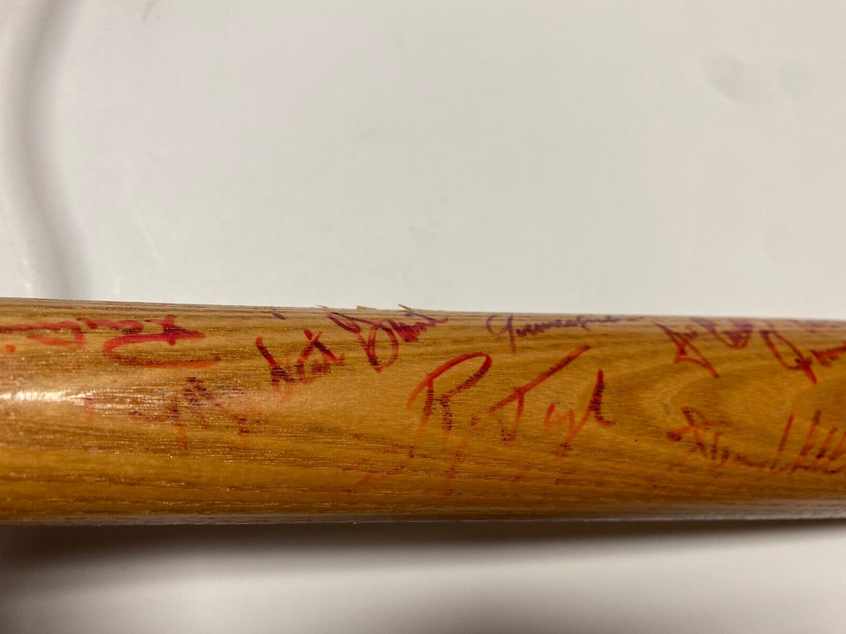 MLB GREATS MULTI SIGNED AUTOGRAPH LV SLUGGER MEMORIAL CLASSICS SPLIT BAT COA *